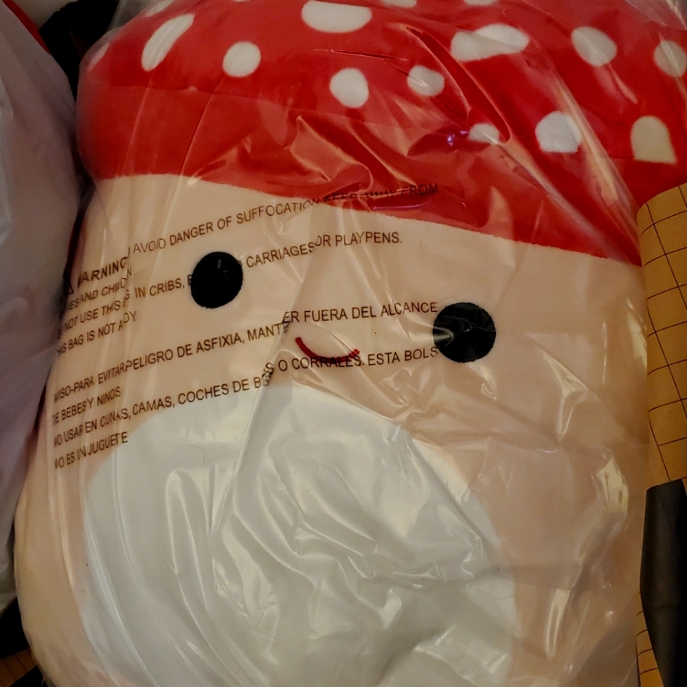 Malcolm the mushroom 16 squishmallow